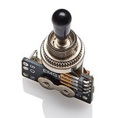 EMG 3-Pos Toggle Switch B289 Nickel / Black